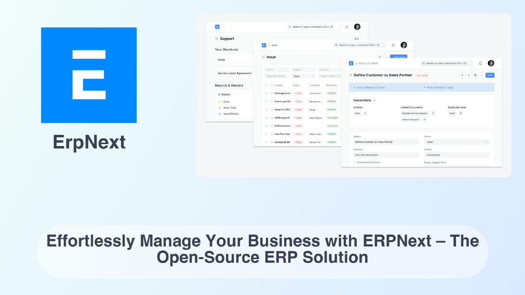 ERPNext Platform